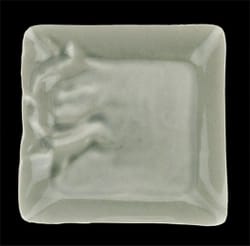 dessertvierkant bord 21.5 cm grijs style