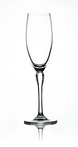 iris champagneglas h24 cm, dia 6 cm, 220 ml