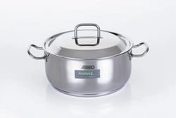Amberg lage kookpot met deksel 22 cm