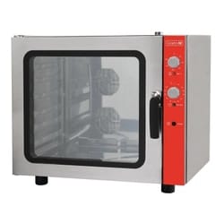 elektrische bakkersoven met 6 roostervakken en neerklapbare deur 400V Dermbach