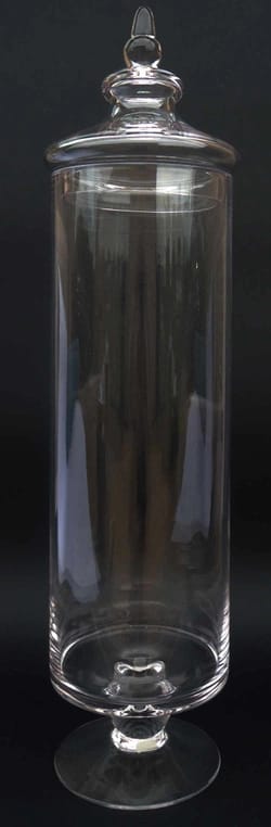 siervaas glas met deksel
