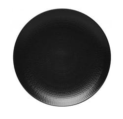 plat bord rond 28 cm modulo nature pierre de lave