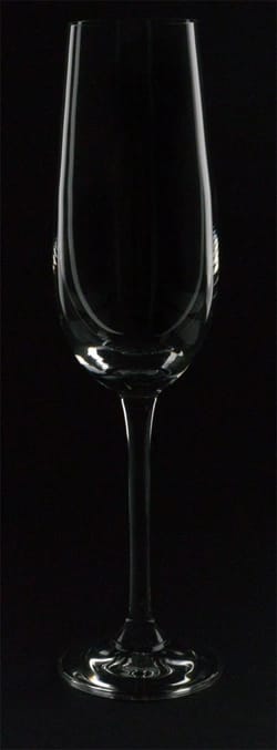 moldau bohemia champagneglas h23,2 cm, dia 6 cm, 180 ml