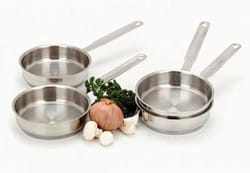Demeyere resto set82012 kleine sauteuses resto zonder deksel - setvan 4